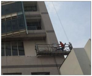 Wholesale Indonesia 6 meters 630kg ZLP630 temporary suspended cradle for BMU from china suppliers