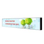 Outdoor Advertising Media Bus Led Screen Black Cabinet 4g Wifi