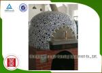 Indoor Napoli Italy Pizza Oven Natural Lava Rock Gas Heating Round Top