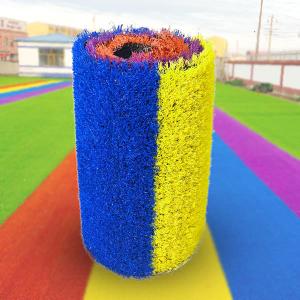 Wholesale Plastic Playground Flooring Mats 50mm , Artificial Grass Floor Mat from china suppliers