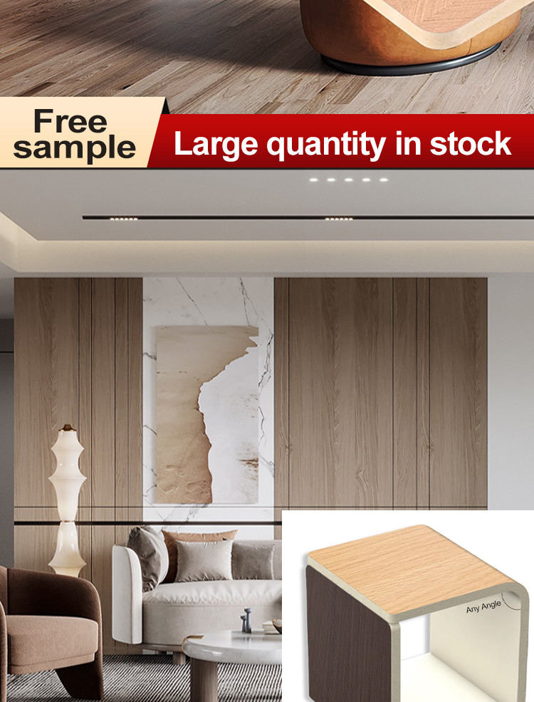 Interior Decorative Bamboo Crystal Panels Wood Grain Bamboo Charcoal Wood Veneer Panels