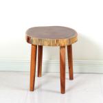 Knock Down Package 46cm Height Walnut Solid Wood Stool