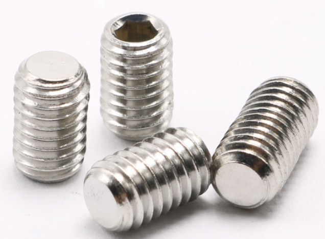Polishing Metal Fasteners Metric Measurement System Din916 Hex Socket Set Screws with Cup Point M1-M12