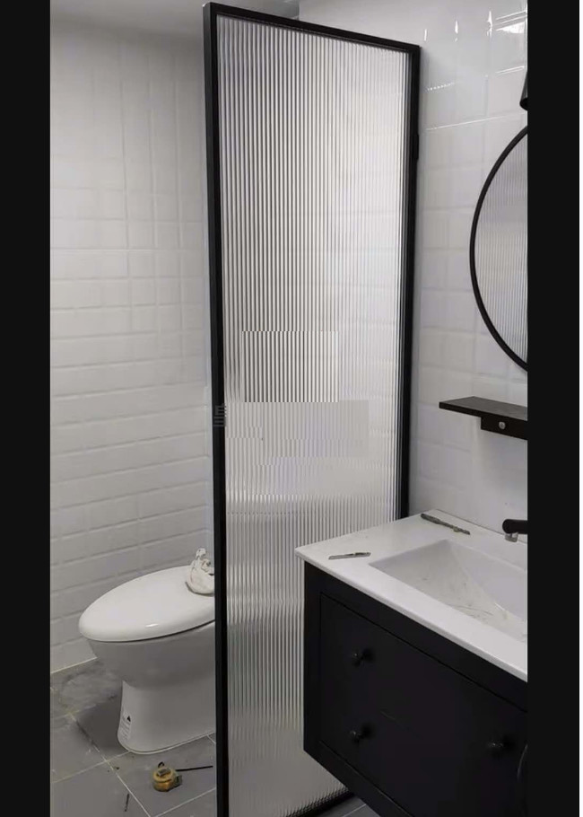 Low Iron Moru Patterned Tempered Glass Decorative Distinctive Figured Glass