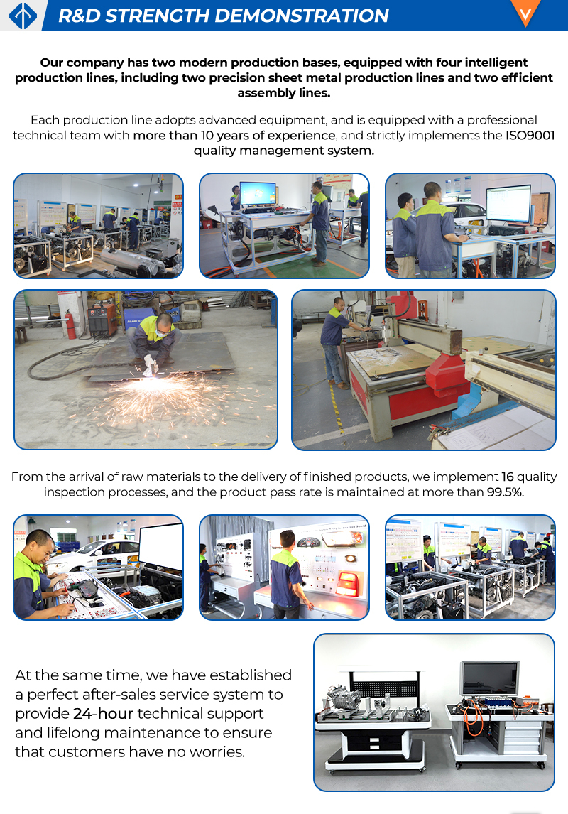 Driver System Automotive Training Board Motor Vocational Training Equipment For Chery EQ1