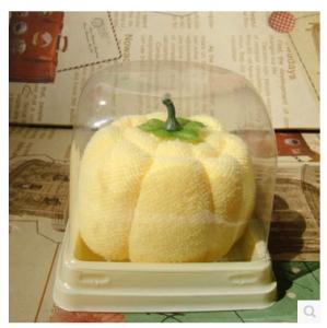 Wholesale New creative promotion gift product wedding gift Pumpkin towel with gift box from china suppliers