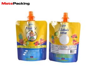 Wholesale Food Grade Spout Toddler Food Pouches With Stand Up Base FDA Approved from china suppliers