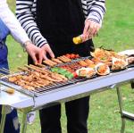 CE 73*33cm Large Outdoor Charcoal Grill For 5 To 15 People Large Family