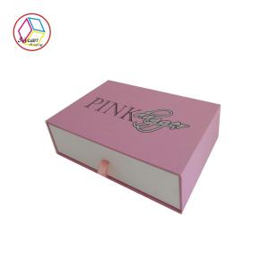 Wholesale Pink Jewelry Paper Gift Box / Sliding Drawer Gift Boxes Cutomized Size from china suppliers