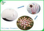 Eco - Friendly 60gsm 120gsm Food Grade Straw Paper Roll With FDA Certificate