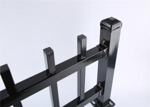 Wholesale Diplomat Fencing Panels 45mm rail thickness 1.60mm powder coated black from china suppliers
