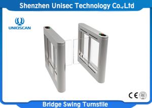 Wholesale Durable Pedestrian Gate Access Control , Turnstile Security Doors 304 Stainless Steel from china suppliers