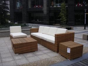 Wholesale 7pcs PE wicker garden furniture from china suppliers