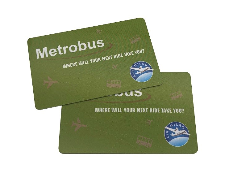 Contact Loyalty Custom Plastic Membership Cards With RFID Plus® X 4K 7 Bytes