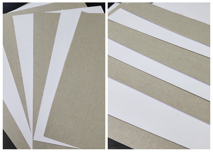 250GSM 350GSM 450GSM One Side Coated Duplex Board One Side Gray For Printing