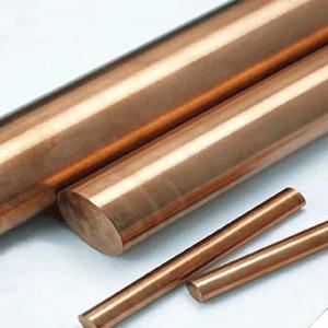 China Bronze red pure copper alloy round square rectangularrod bar high quality metal rod in stock on sale