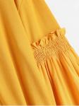 Plus Size Women Clothing Long Ruffles Flare Sleeve T Shirt