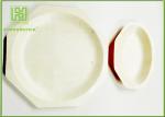 Odorless Elegant Disposable Plates , Medium Wooden Serving Platters Well