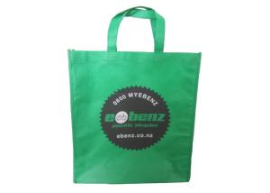 Wholesale Green Tote Style Stitching Non Woven Shopping Bag For Tradeshow Giveaways from china suppliers