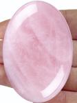 Natural Rose Quartaz Palm Stone Healing Polished Pocket Rose Quartz Rock Stones