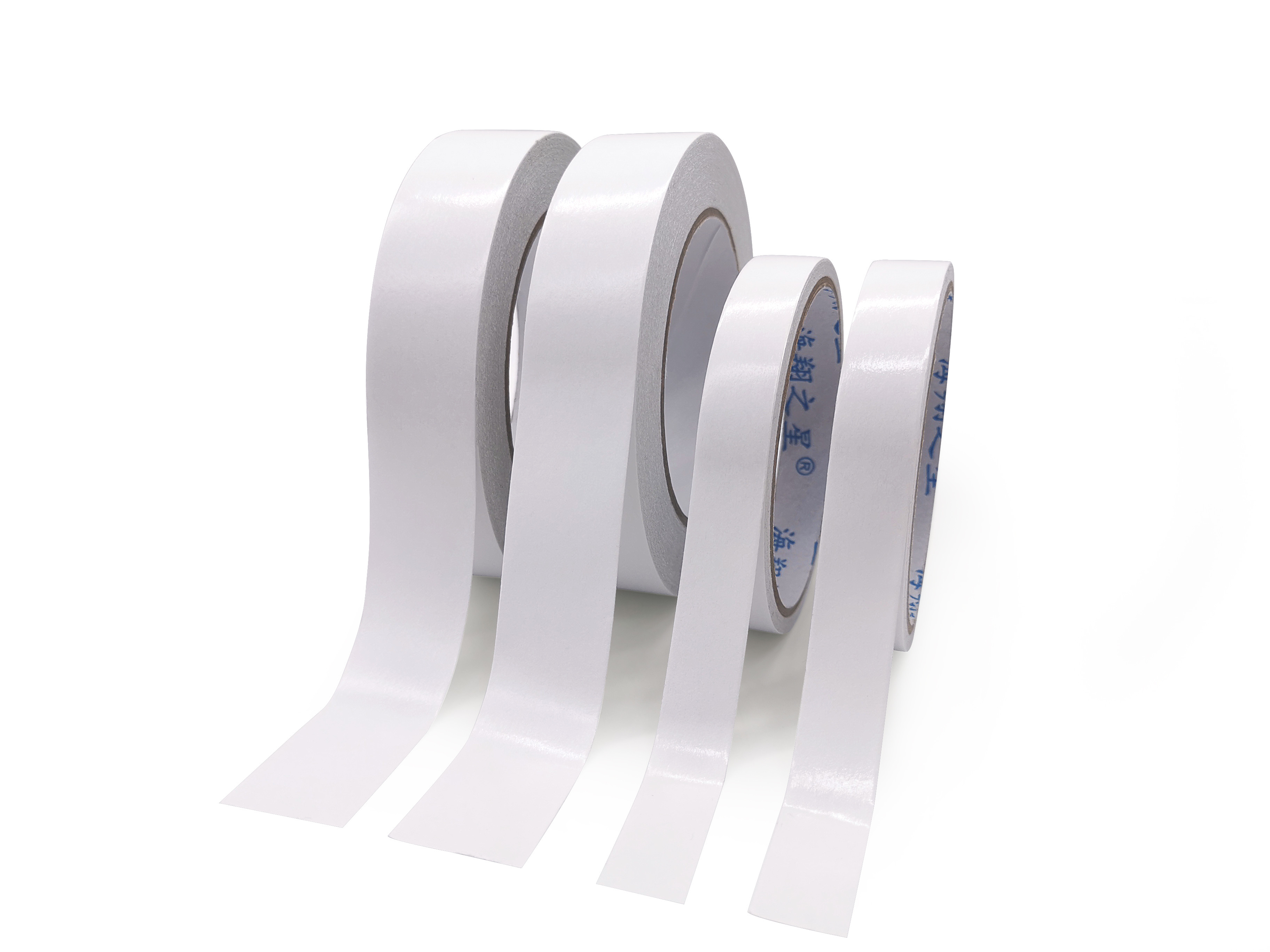 Acrylic Adhesive Double Coated Tissue Tape , Paper Masking Tape Various Sizes