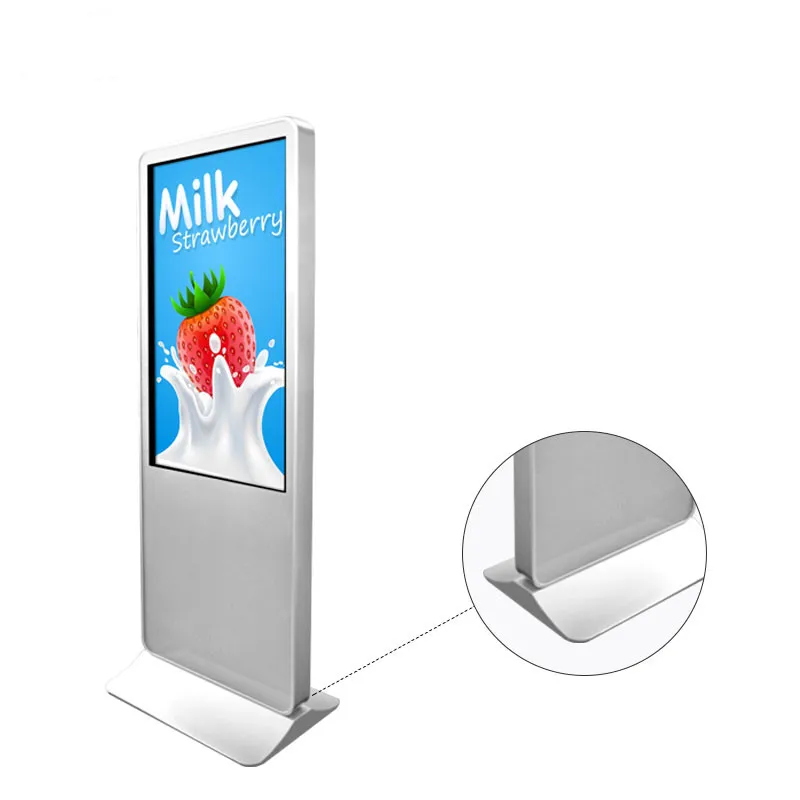 55 Inch Shopping Mall Information Kiosk Advertising Player Touch Screen Kiosk with Digital Signage LCD Display Screen Monitor All in One Kiosk