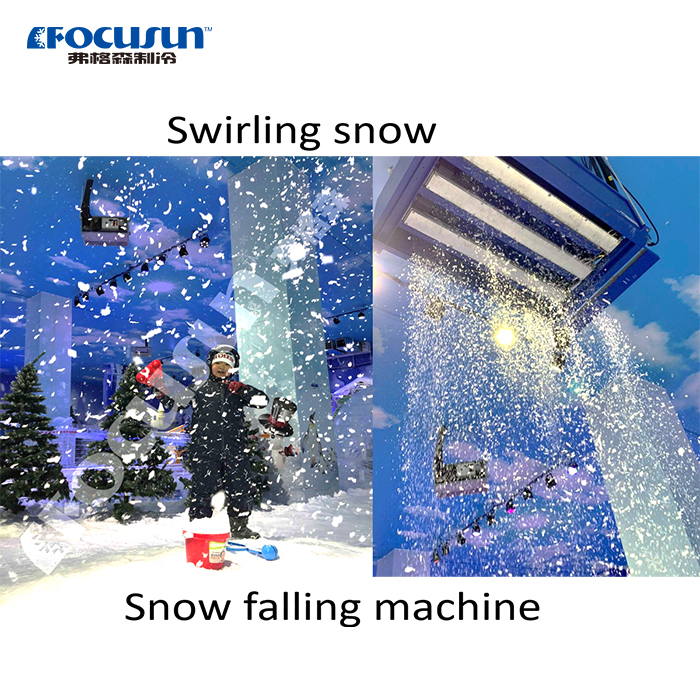 Commercial Snow Ice Making Machine Direct Tap Water to Real Snow for Country Markets