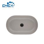 Oval Granite Composite Kitchen Sink For Hotel Single Bowl Undermount Granite