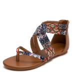 BS052 Wedge Heel Sandals Women'S BS048 Amazon Bohemian Sandals 2020 Summer New