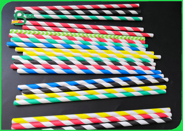 100% Eco-friendly Food Grade Ink 60GSM 120GSM Straw Paper Roll For Paper Straw
