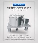 Lifting bag discharge filter industry flat plate separator Solid Liquid