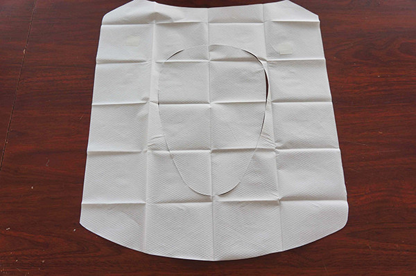 Disposable waterproof toilet cover seat for hospital and traveling，Paper toilet seat