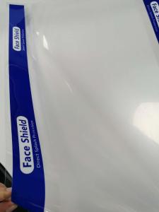 Wholesale Disposable Face Shield Material 0.25mm Anti Fog PET Sheet Splash Proof from china suppliers