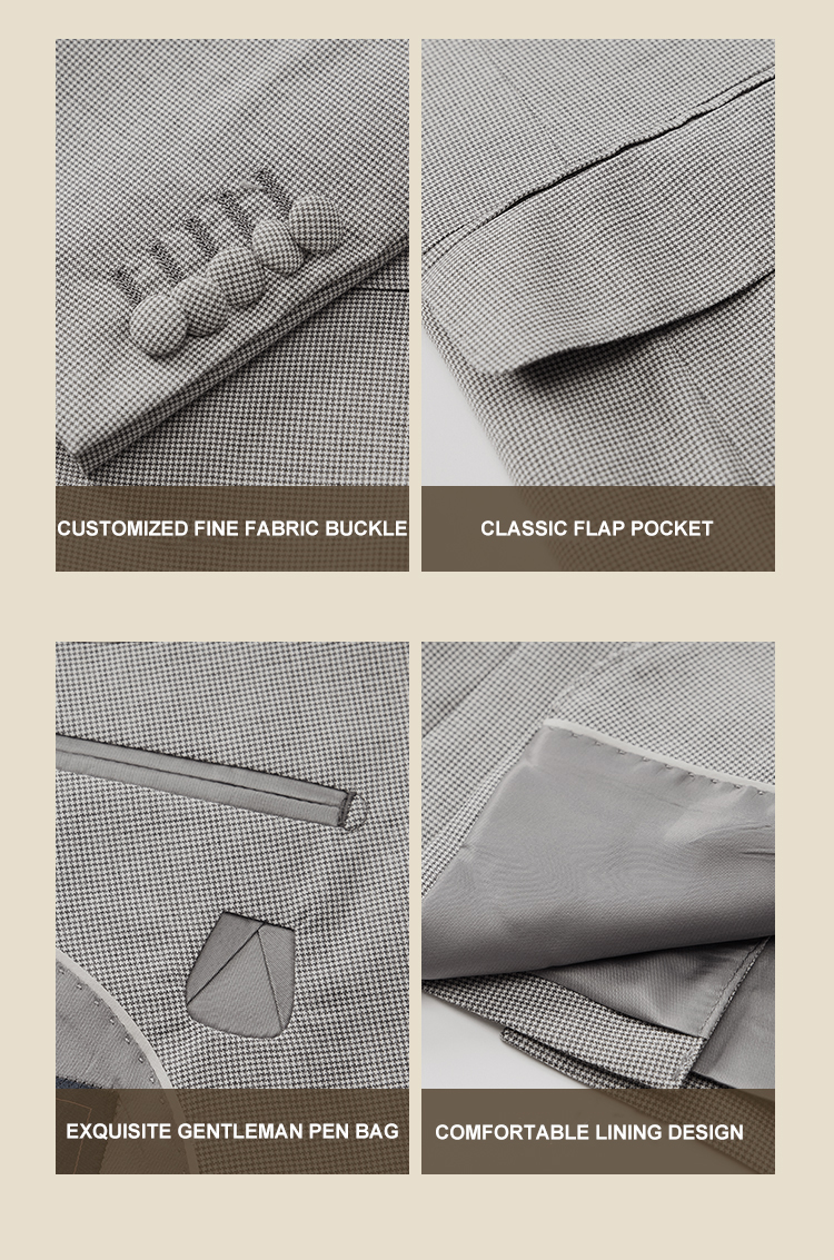 Wool / Silk Custom Banquet Formal Wear Shawl Lapel Suit for Men's Wedding Groom's Dress