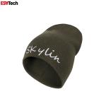 Light Black Reflective Knit Hat Fluorescent Beanie Hats Female Autumn Winter