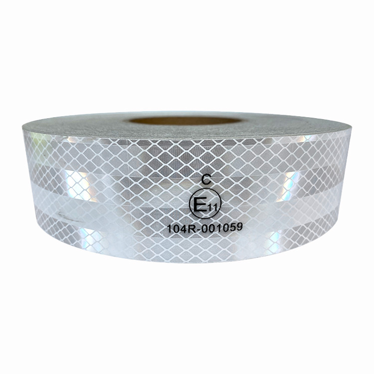 Metalized Hi Vis Adhesive Tape Reflective Tape For Trailers Customized