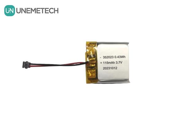 Wholesale Rechargeable Lipo Batteries 352023 3.7V 115mAh Li-ion Polymer Battery