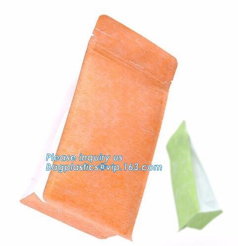ziplock zipKraft Paper Bag Brown Party Wedding Favors Bread Cookies Gift Bags 18*9*6cm DIY Wedding Party Favour Supplies