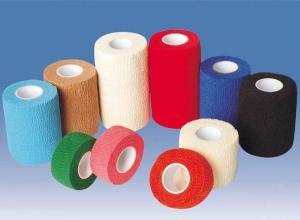 Wholesale 4.5-5m Medical Surgical Bandages Red Medical Use Adhesive Elastic Bandage from china suppliers