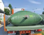 Vehicle Collapsible Water Container ,Dark Green Color 3500 Liter Water Bladder
