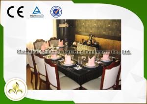 Wholesale Beef Mutton Chicken Built In Flat Top Grill Table , Seven Seat Outdoor Hibachi Grill Table from china suppliers