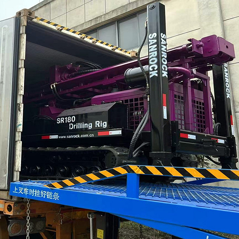Hydraulic Well Drilling Equipment Rotary Borehole 450m Water Well Drilling Rig Machine