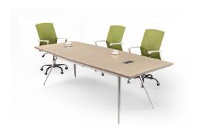 Wholesale Melamine Surface Office Conference Table , MFC Office Furniture With Power Outlet from china suppliers