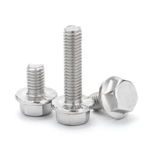 Wholesale Industry Grade Blackened Flange Bolt DIN6921 with Full Tooth and Hexagonal Head from china suppliers