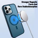 Translucent Matte Magsafe Phone Wallet Shockproof Anti Fingerprint