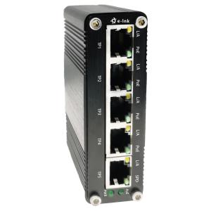 Wholesale Industrial PoE Switch 4 Port 10/100/1000BASE-T PoE 1 Port 10/100/1000T from china suppliers