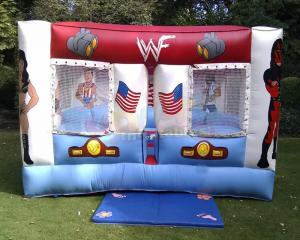 Wholesale Anime Inflatable Bounce Houses Sumo Wrestling Ring Sports Bounce House from china suppliers