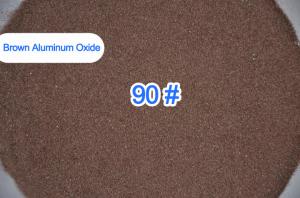 Wholesale Tilting Furnace Brown Fused Alumina , Bonded Abrasives 80# Grit Aluminum Oxide Sand from china suppliers