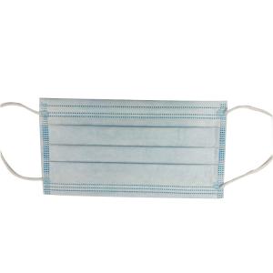 Wholesale Earloop Disposable Non Woven Face Mask / Medical 3 Ply Disposable Blue Mask from china suppliers