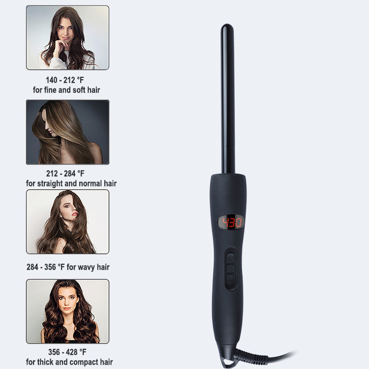 Mestar Mini Hair Curler , Household Portable Curling Wand ROHS approval